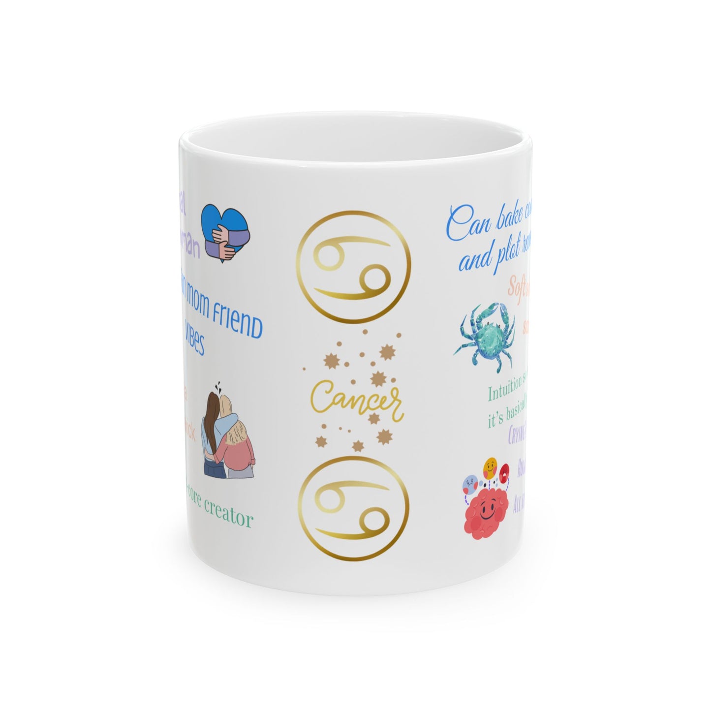 Ceramic Mug Cancer Zodiac 11oz - Perfect Gift for Zodiac Lovers