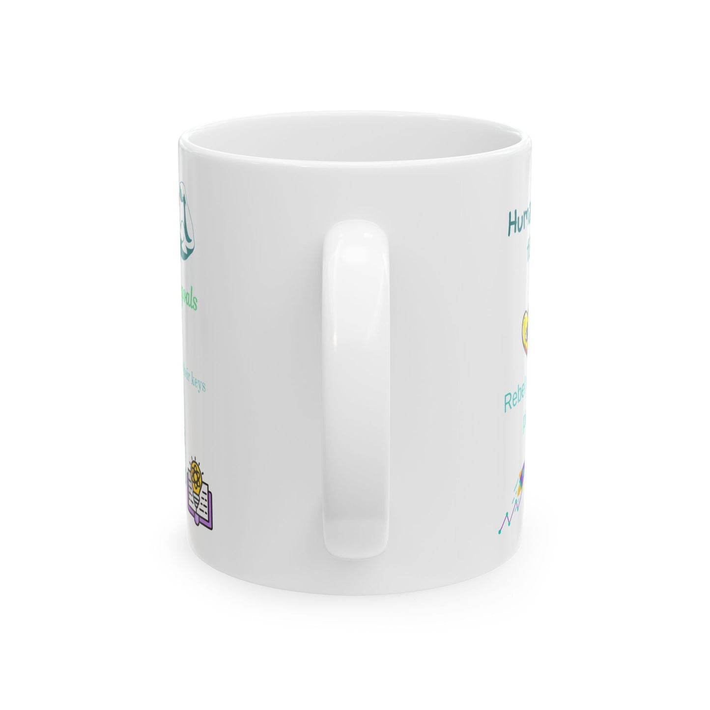 Aquarius Ceramic Mug – 11 oz- Unique Zodiac Gift for Astrology Lovers -Fun Horoscope Design