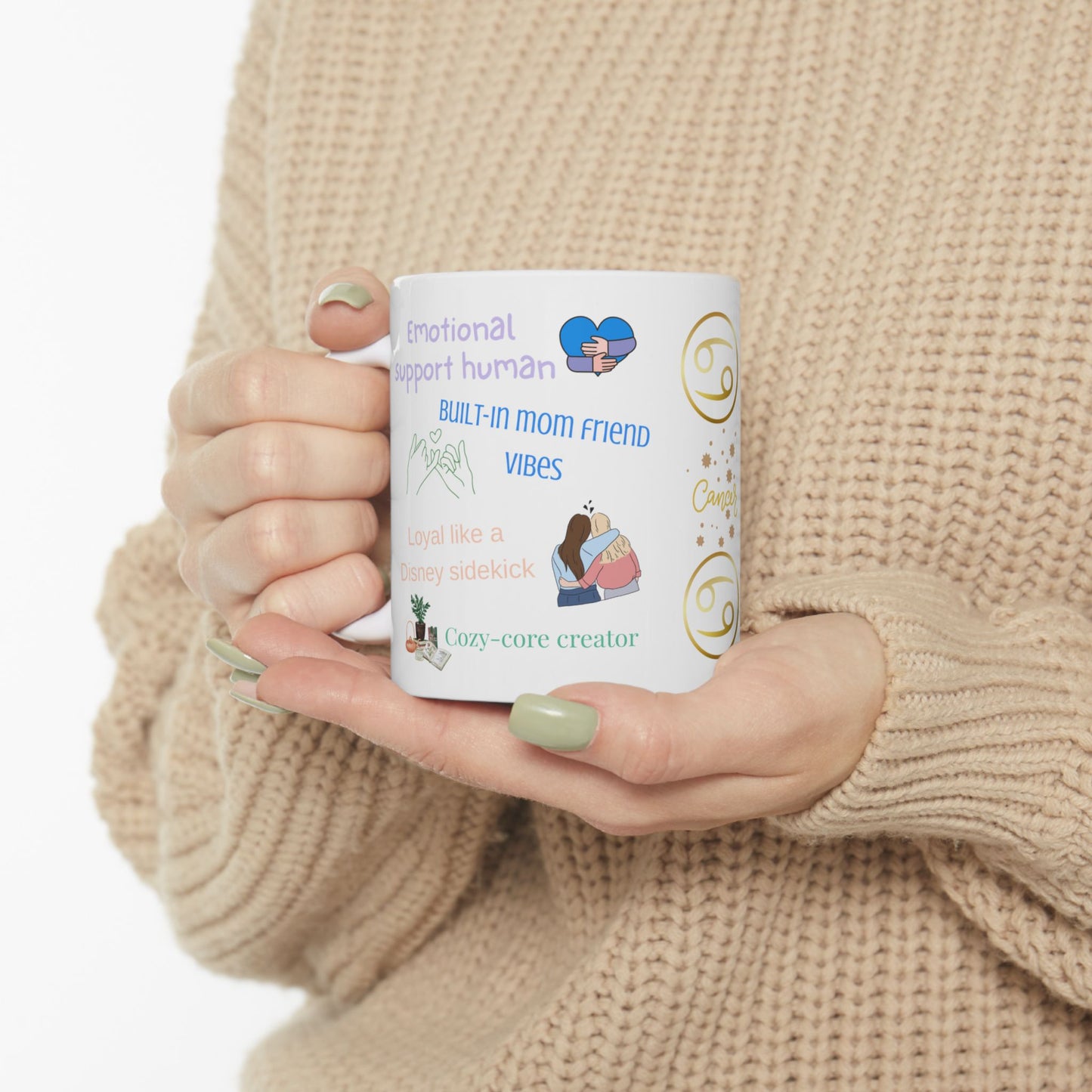 Ceramic Mug Cancer Zodiac 11oz - Perfect Gift for Zodiac Lovers