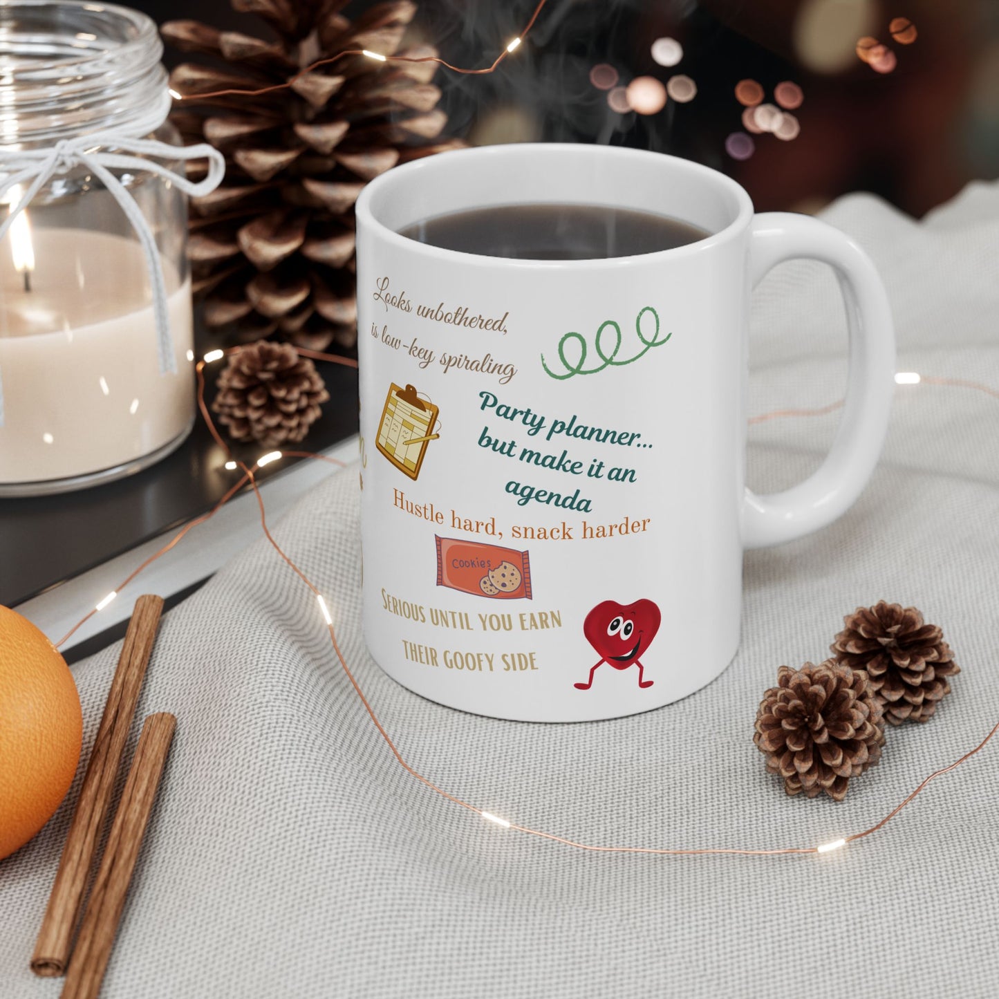Capricorn Zodiac Ceramic Coffee Mug - 11 oz - Inspirational Fun Mug for Astrological Enthusiasts - Perfect Gift for Birthdays and Celebrations