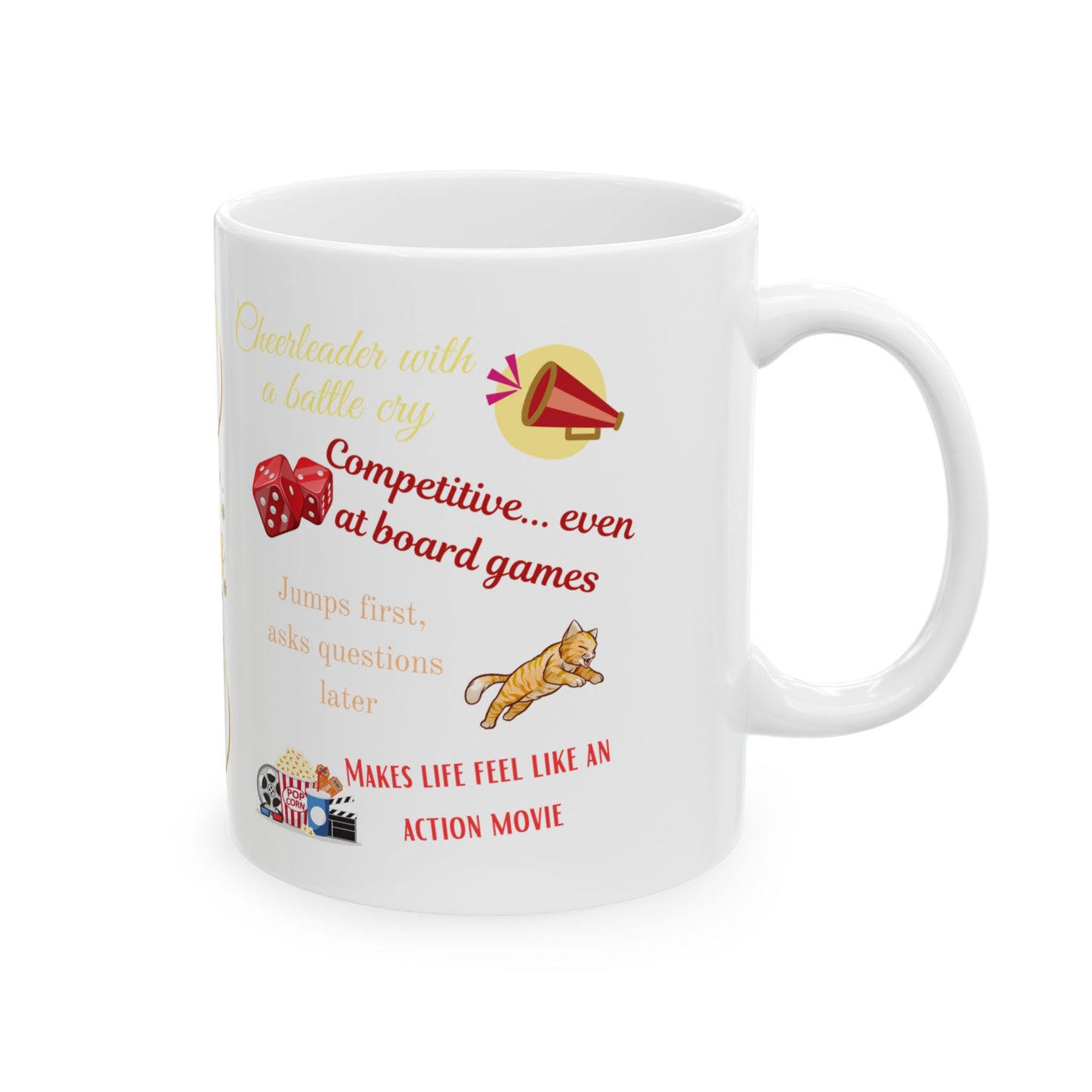 Aries Zodiac Ceramic Mug - 11oz - Fun Astrological Gifts