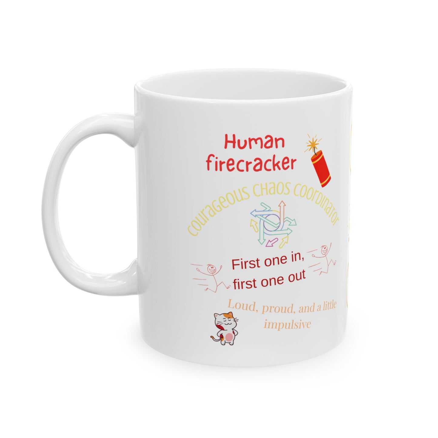 Aries Zodiac Ceramic Mug - 11oz - Fun Astrological Gifts